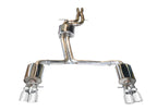 AWE Tuning Audi B8 / B8.5 S4 3.0T Touring Edition Exhaust - Chrome Silver Tips (90mm) (view 4)