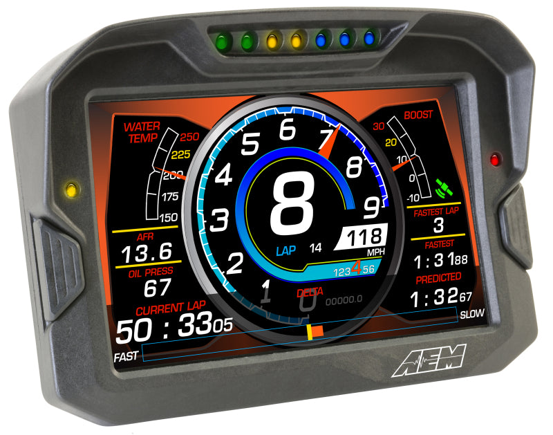 AEM CD-7 Non Logging Race Dash Carbon Fiber Digital Display (CAN Input Only) (view 8)