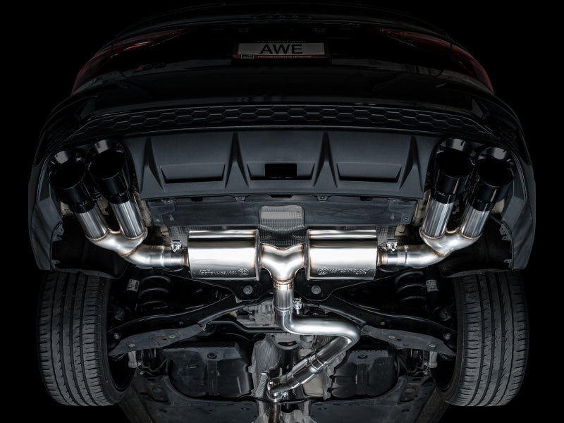 AWE Tuning 22-24 Audi 8Y S3 Touring Edition Exhaust - Diamond Black Tips (view 5)