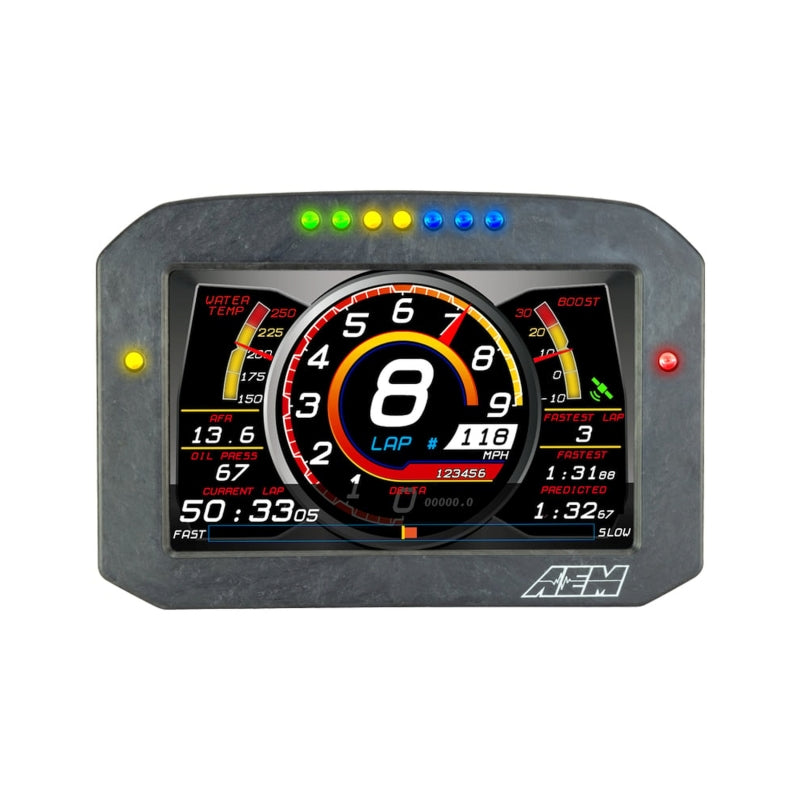 AEM CD-7 Carbon Flush Digital Dash Display (view 6)