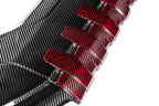 Eventuri Audi 8Y / 8V RS3 / 8S TTRS Black Carbon and Red Kevlar Engine Cover