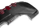 Eventuri Audi 8Y / 8V RS3 / 8S TTRS Black Carbon and Red Kevlar Engine Cover
