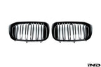 Autotecknic G01 X3 / G02 X4 Pre-LCI Dual-Slat Front Grille Set