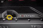 Eventuri Audi 8Y / 8V RS3 / 8S TTRS Black Carbon and Red Kevlar Engine Cover