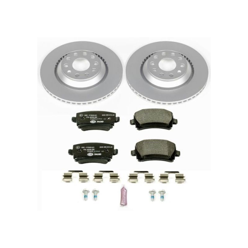 Power Stop 09-17 Volkswagen CC Rear Euro-Stop Brake Kit Main image