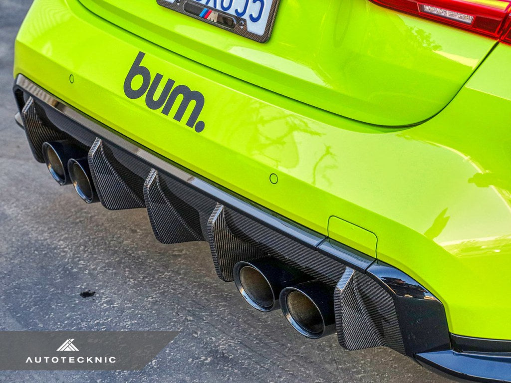 AutoTecknic G8X M3 / M4 Dry Carbon Performante Rear Diffuser Secondary image