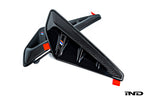 IND F95 Pre-LCI X5M Carbon Side Grille Set