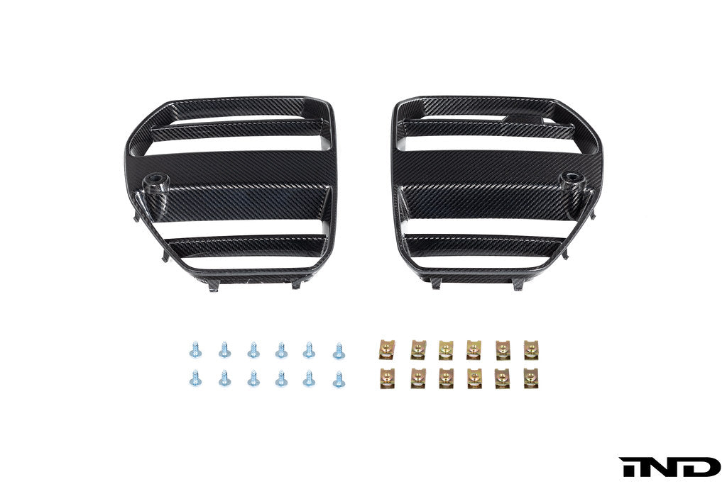 AutoTecknic G8X M3 / M4 Dry Carbon Podium V1 Front Grille Secondary image
