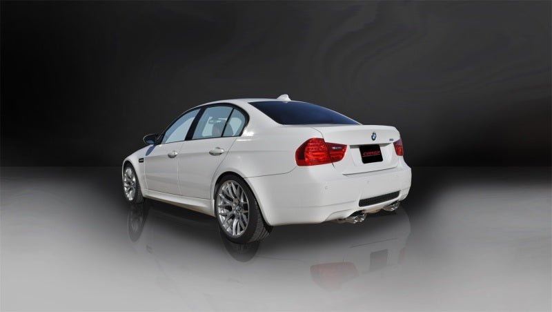 Corsa 08-12 BMW M3 E90 Polished Sport Cat-Back Exhaust (view 4)