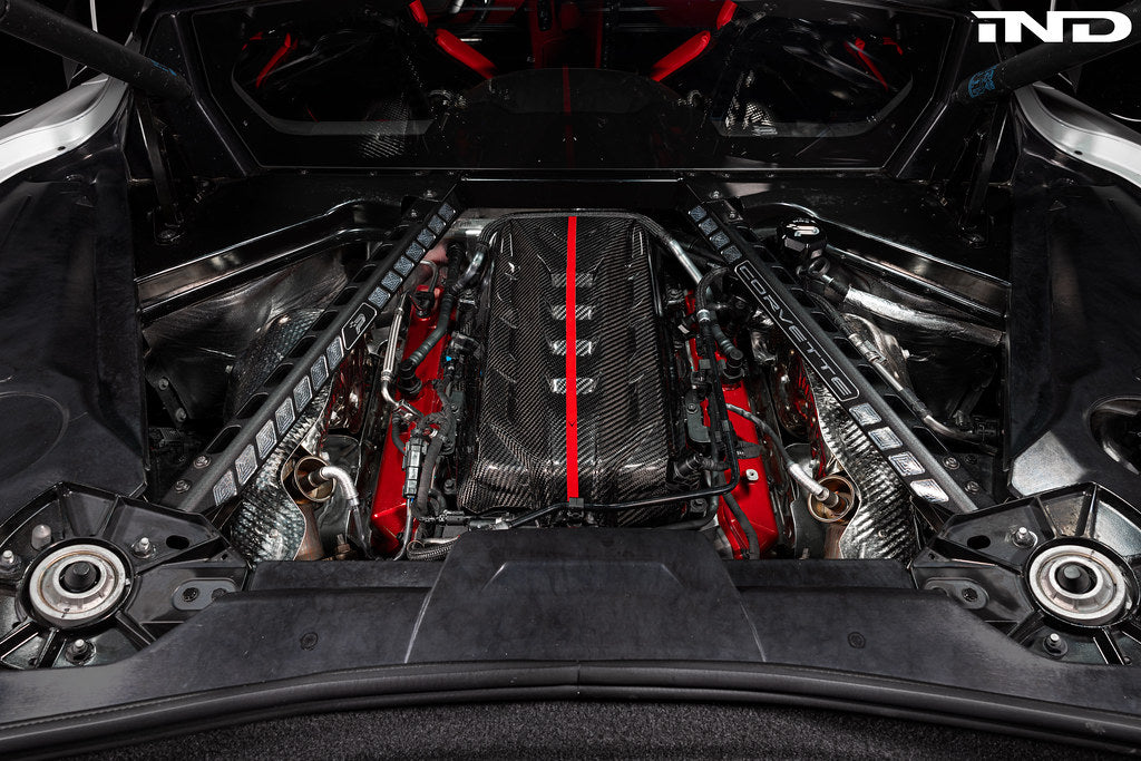 Eventuri Chevrolet C8 Corvette Black Carbon Engine Cover Secondary image
