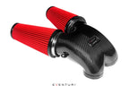 Eventuri 4.0TFSI Twin Turbo V8 Black Carbon Intake System - Rubber Inlet