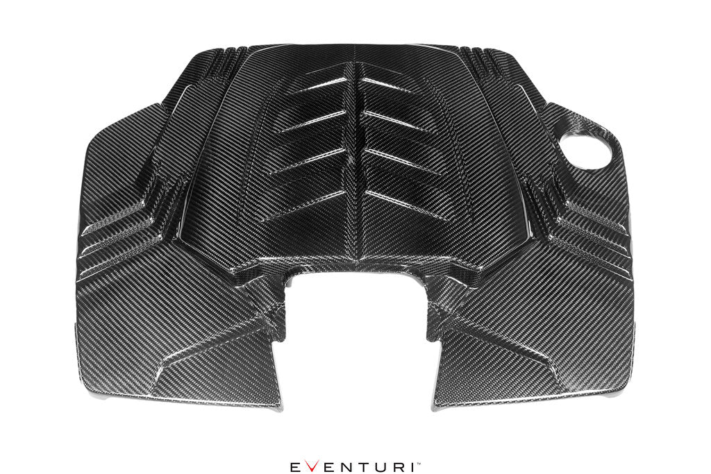 Eventuri 4.0TFSI Twin Turbo V8 Black Carbon Intake System - Rubber Inlet