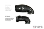 Eventuri 4.0TFSI Twin Turbo V8 Black Carbon Intake System - Rubber Inlet