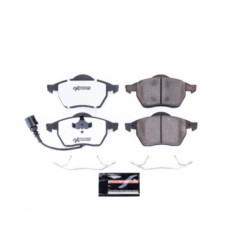 Power Stop 00-06 Audi TT Front Z26 Extreme Street Brake Pads w/Hardware Main image