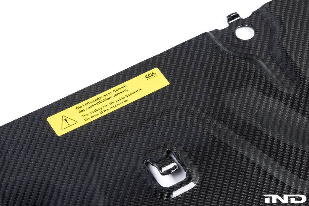 Indiv F90 M5 / F9x M8 Carbon Cooling Shroud Cover Secondary image