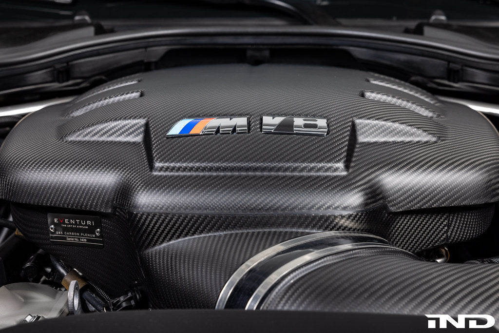 Eventuri BMW E9X M3 (S65) Black Carbon Inlet Plenum - Matte Secondary image