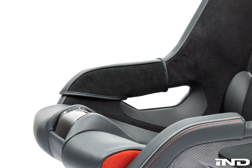 IND G82 M4 CSL Carbon Full Bucket Seat Bolster Protector Set
