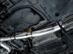 AWE Tuning MK8 Volkswagen Golf R 3in Touring Edition Quad Exhaust - Diamond Black Tips (view 4)