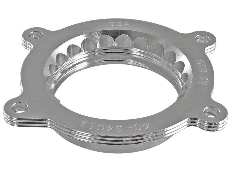 aFe Silver Bullet Throttle Body Spacer 14 Chevrolet Corvette V8 6.2L (view 4)