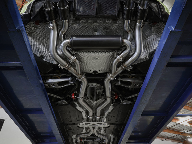 aFe MACH Force XP Exhausts Cat-Back SS 19-21 BMW M2 Competition L6-3.0L w/Carbon Tips (view 3)