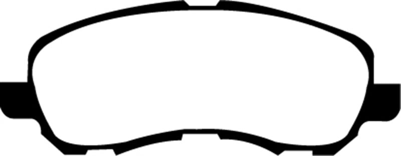 EBC 11-14 Chrysler 200 2.4 Greenstuff Front Brake Pads Main image