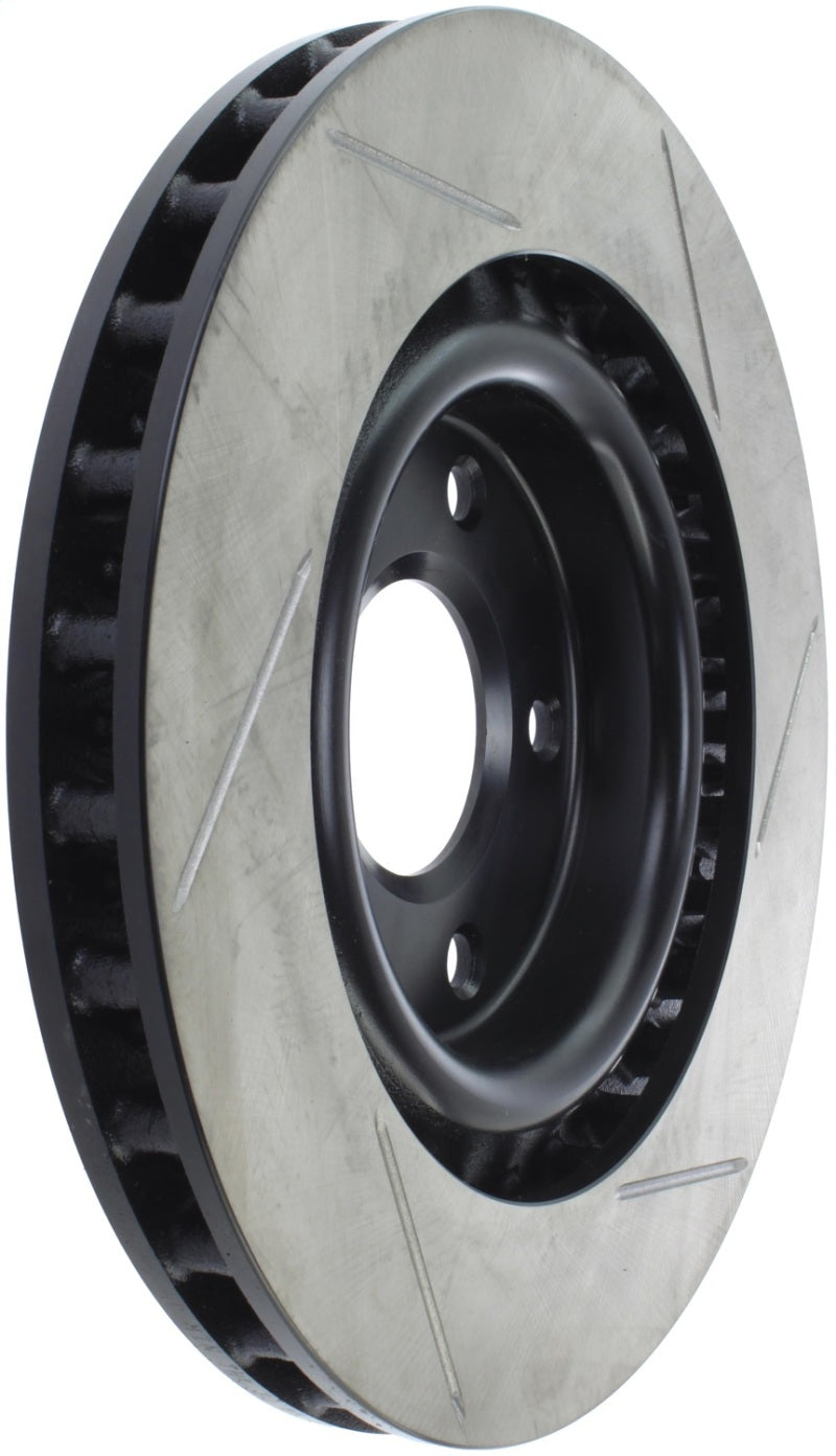 StopTech Power Slot 05-07 Cadillac XLR / 06-09 Chevy Corvette Front Right Slotted Rotors Main image