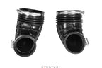 Eventuri 4.0TFSI Twin Turbo V8 Black Carbon Intake System - Rubber Inlet