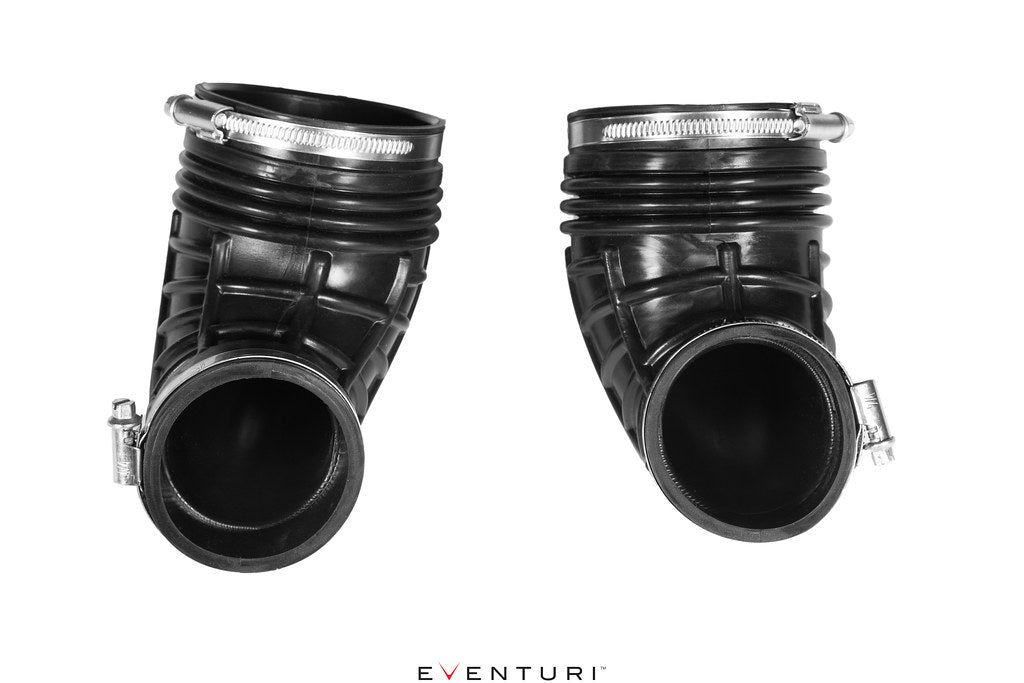 Eventuri 4.0TFSI Twin Turbo V8 Black Carbon Intake System - Rubber Inlet