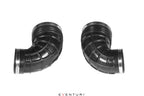 Eventuri 4.0TFSI Twin Turbo V8 Black Carbon Intake System - Rubber Inlet