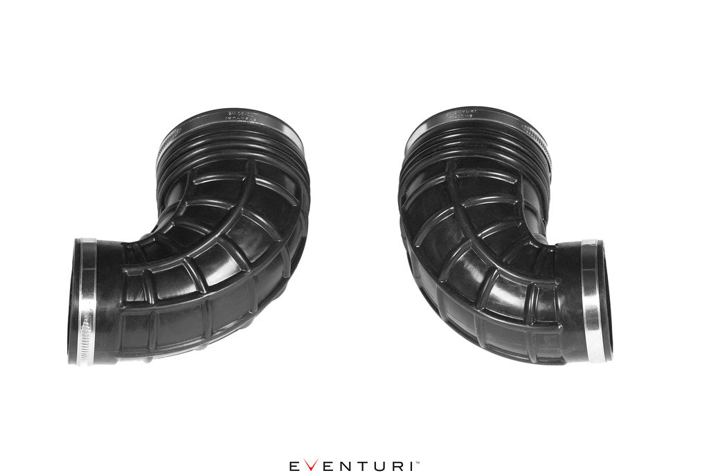 Eventuri 4.0TFSI Twin Turbo V8 Black Carbon Intake System - Rubber Inlet