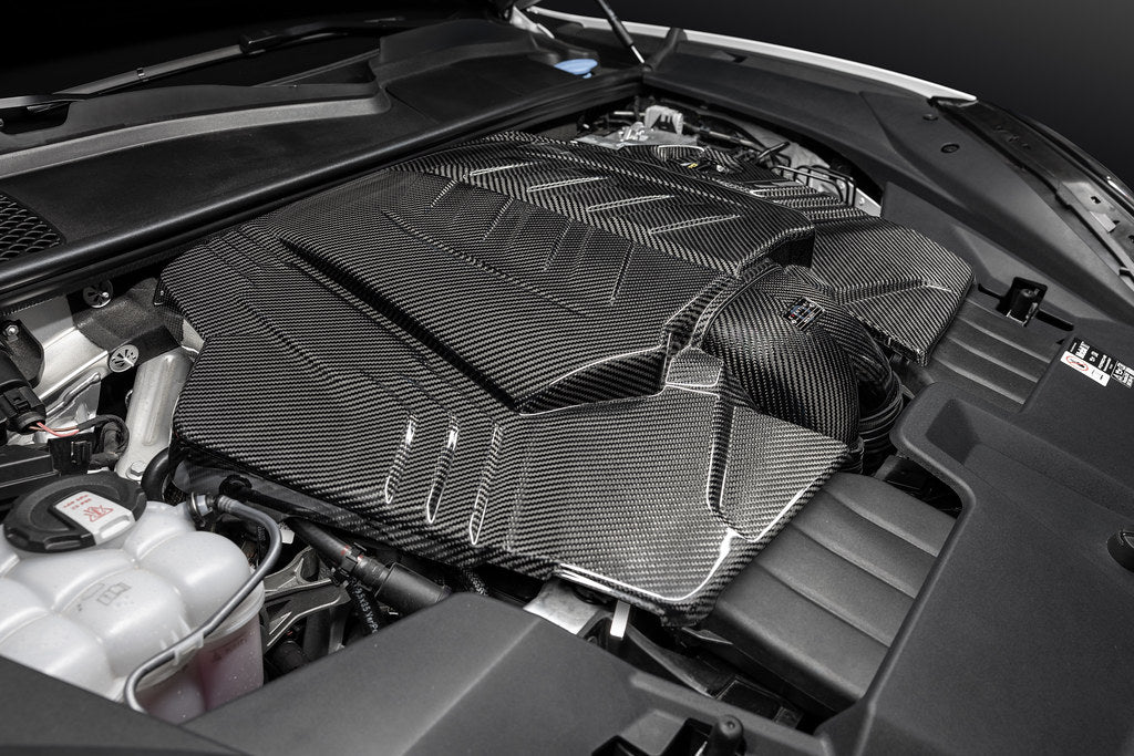 Eventuri 4.0TFSI Twin Turbo V8 Black Carbon Intake System - Rubber Inlet