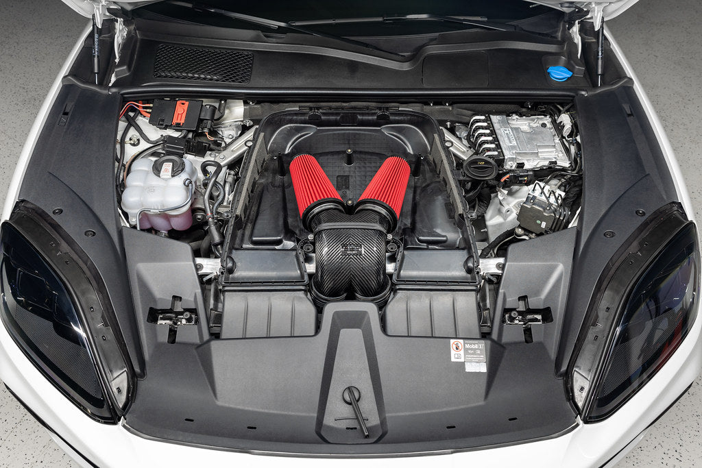Eventuri 4.0TFSI Twin Turbo V8 Black Carbon Intake System - Rubber Inlet