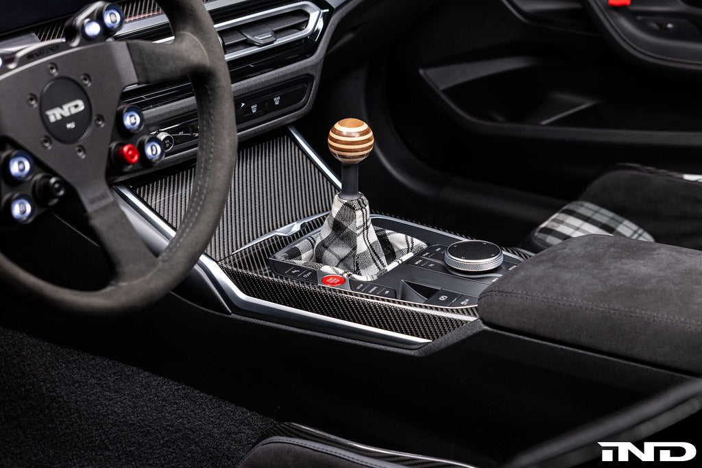 IND G8X M2 / M3 / M4 Porsche 917 Style Wood Classic Shift Knob - Custom Threaded Conversion