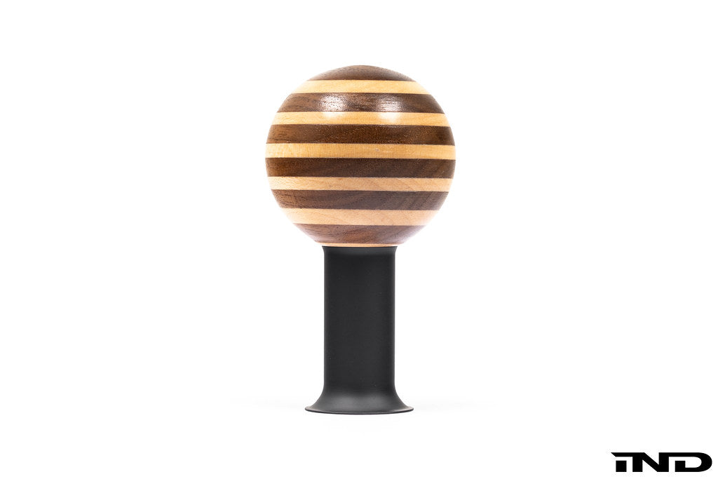 IND G8X M2 / M3 / M4 Porsche 917 Style Wood Classic Shift Knob - Custom Threaded Conversion