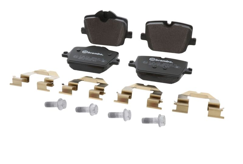 Brembo OE 2022 BMW i4/19-22 Z4/20-22 Toyota GR Supra PRIME Low-Met Brake Pad - Rear (view 8)