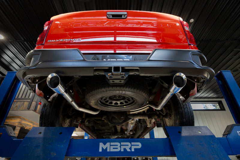 MBRP 2019+ Chevrolet Silverado 1500 / 2019+ GMC Sierra 1500 Alum. 3in Armor Black Cat-Back Exhaust Secondary image