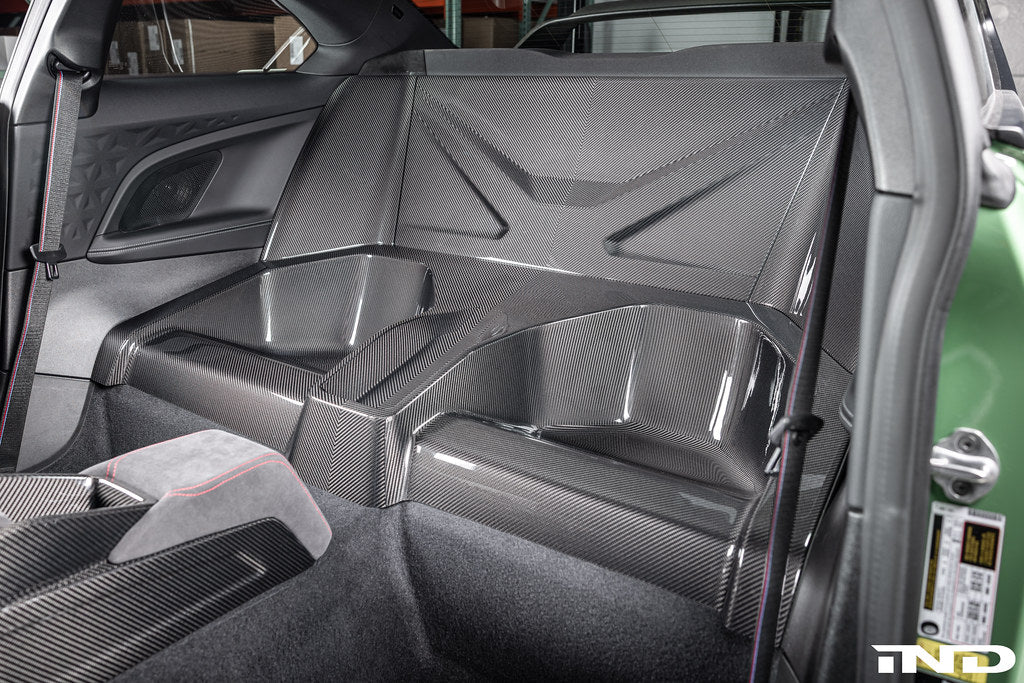 Karbonius G87 M2 Carbon Rear Seat Delete Closeout Kit