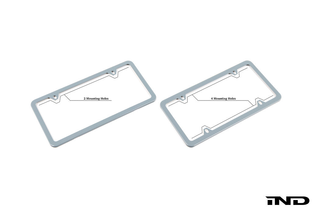 IND Painted License Plate Frame