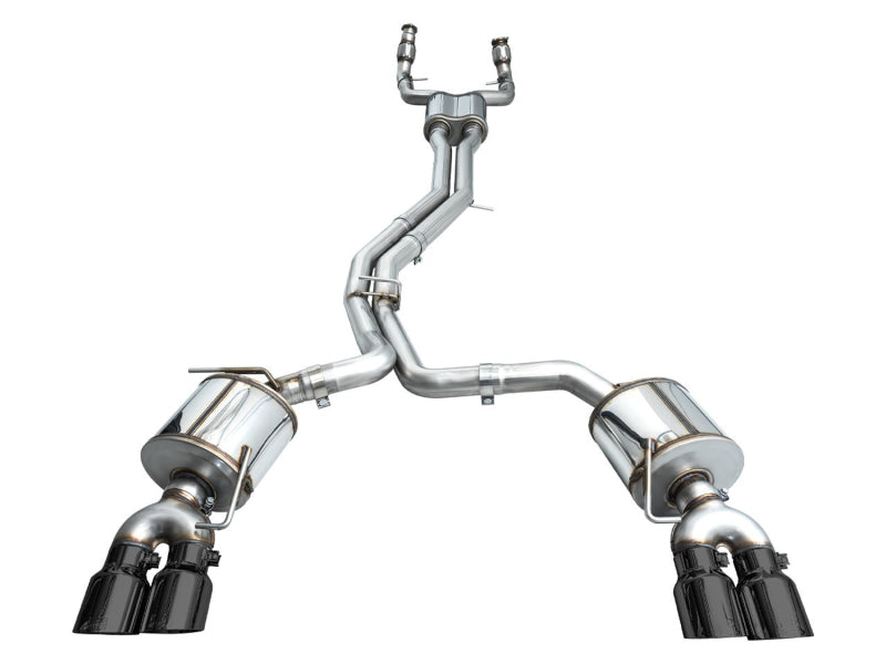 AWE Tuning 19-23 Audi C8 S6/S7 2.9T V6 AWD Touring Edition Exhaust - Diamond Black Tips (view 17)