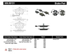StopTech Performance 1/05-09 Audi A4/A4 Quattro Front Brake Pads (view 10)