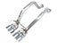 AWE Tuning C6 Chevrolet Corvette Z06/ZR1 Track Edition Axle-Back Exhaust w/ Chrome Silver Tips