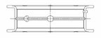 ACL Chevy V8 LT1/LT4/L86 Race Series Standard Size High Performance Main Bearing Set (view 2)