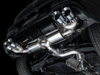 AWE Tuning MK8 Volkswagen Golf R 3in Touring Edition Quad Exhaust - Chrome Silver Tips (view 5)