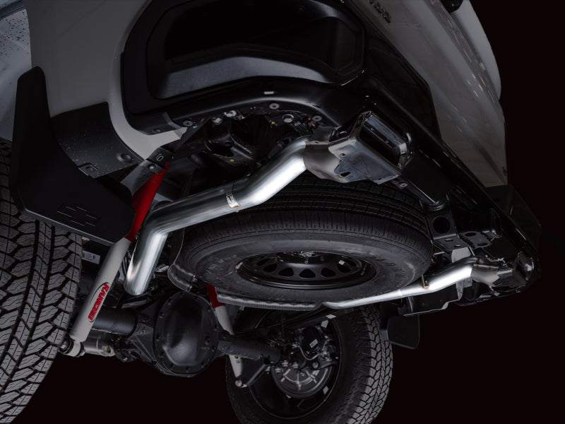 AWE Tuning 4th Gen GM 1500 5.3L 0FG Cat-Back Split Rear Exit (w/ Bumper Cutouts) - OE Tips Secondary image