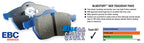 EBC 00-04 BMW M5 5.0 (E39) Bluestuff Front Brake Pads (view 6)
