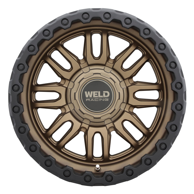Weld Off-Road Swift 17x9in - 5x114.3 / 5x127 BP - ET-12 - 78.1mm CB- Satin Bronze Wheel & Black Ring (view 2)