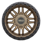 Weld Off-Road Swift 17x9in - 5x114.3 / 5x127 BP - ET-12 - 78.1mm CB- Satin Bronze Wheel & Black Ring (view 2)