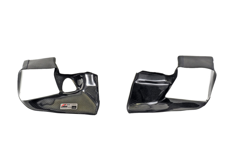 AWE Tuning Audi 2.7T Intercooler Carbon Fiber Shrouds - Shrouds Only Set of Two Main image
