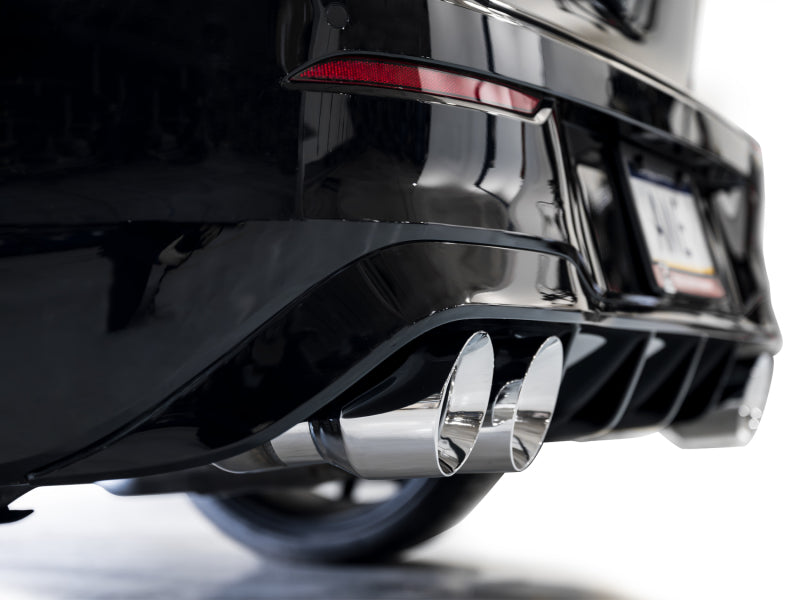 AWE Tuning MK8 Volkswagen Golf R 3in Touring Edition Quad Exhaust - Chrome Silver Tips (view 6)