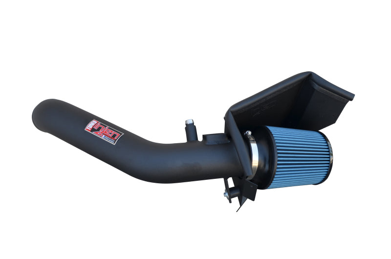 Injen 12-13 BMW 335i (N55) 3.0L L6 (turbo) AUTO TRANS ONLY Wrinkle Black Short Ram Intake w/ MR Tech Main image
